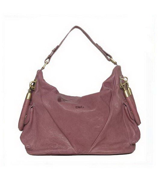 D & G a spalla in pelle di vitello Bag_Pink